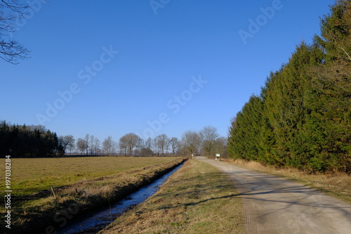 Winter am Breiten Wasser im März 