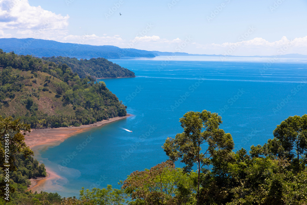 Luftbild: Lagune in Costa Rica