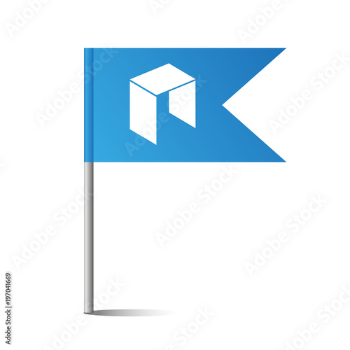 blaue Fahne - NEO