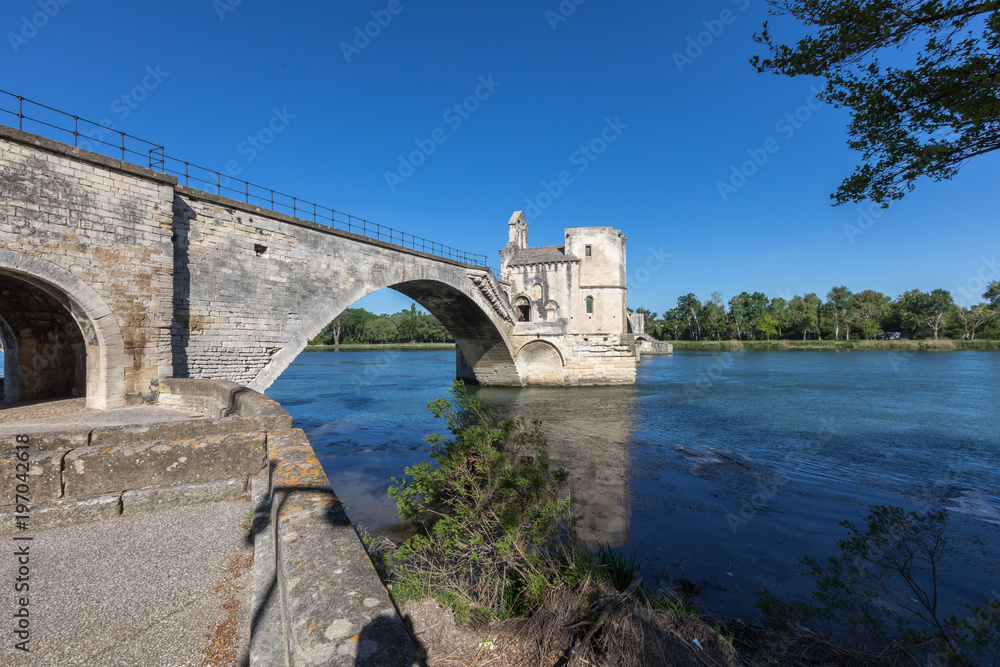 Avignon Bridge, a world heritage site