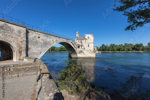 Avignon Bridge, a world heritage site