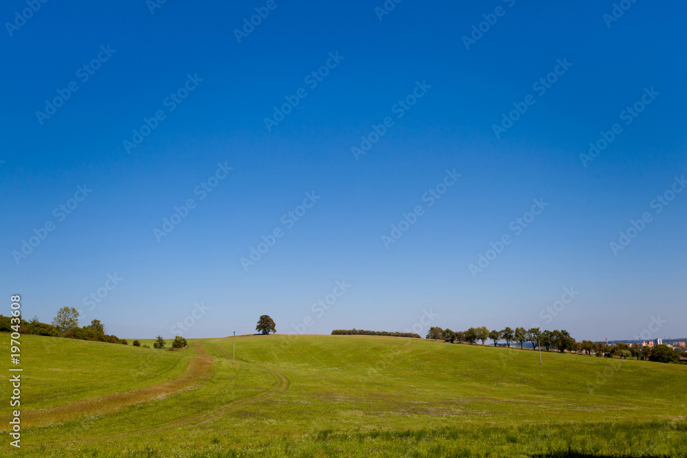 Beautiful landscape of Novy Jicin