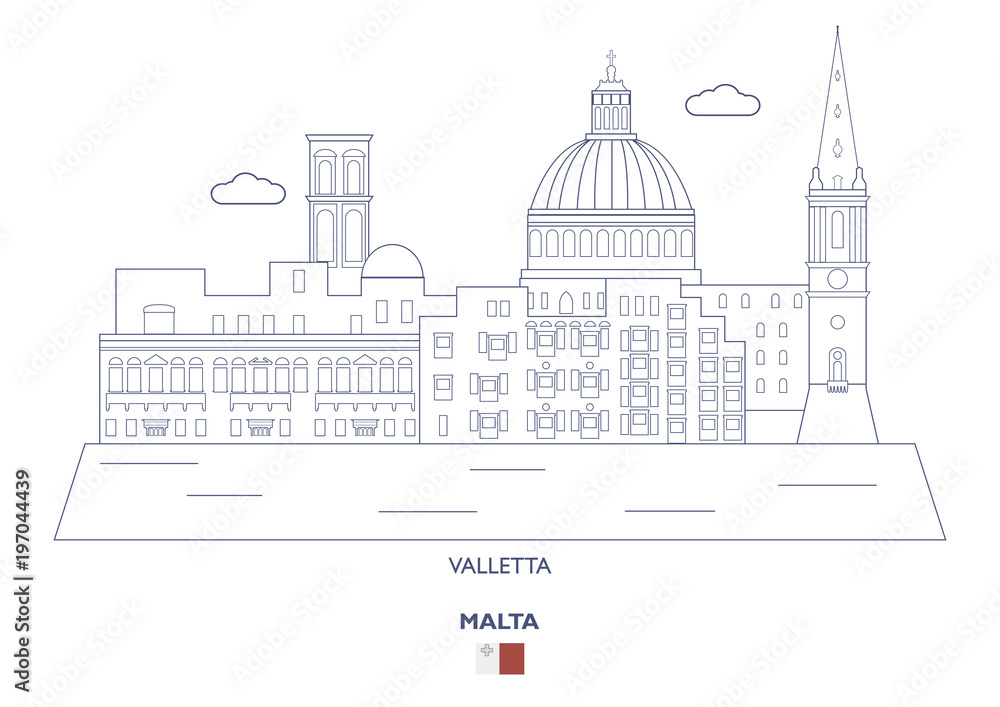 Valletta City Skyline, Malta
