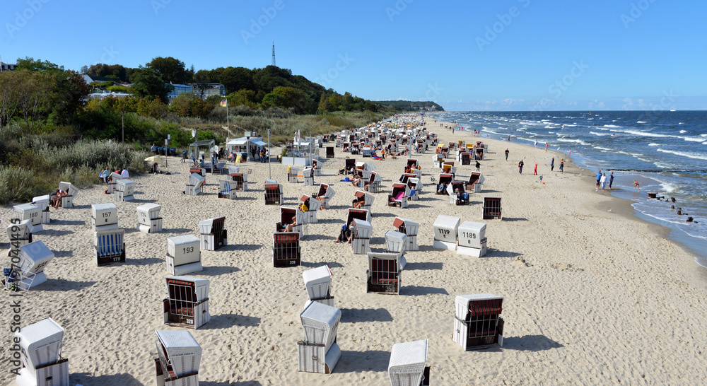 Sandstrand von Ahlbeck auf Usedom