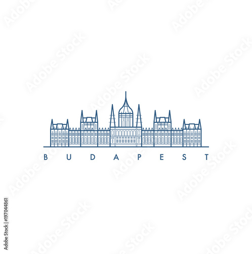 Budapest. illustration.