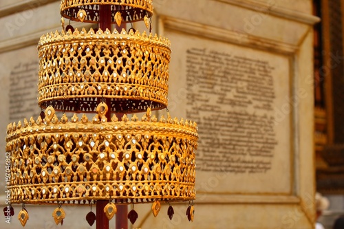 Thai Buddhist prayer ornaments