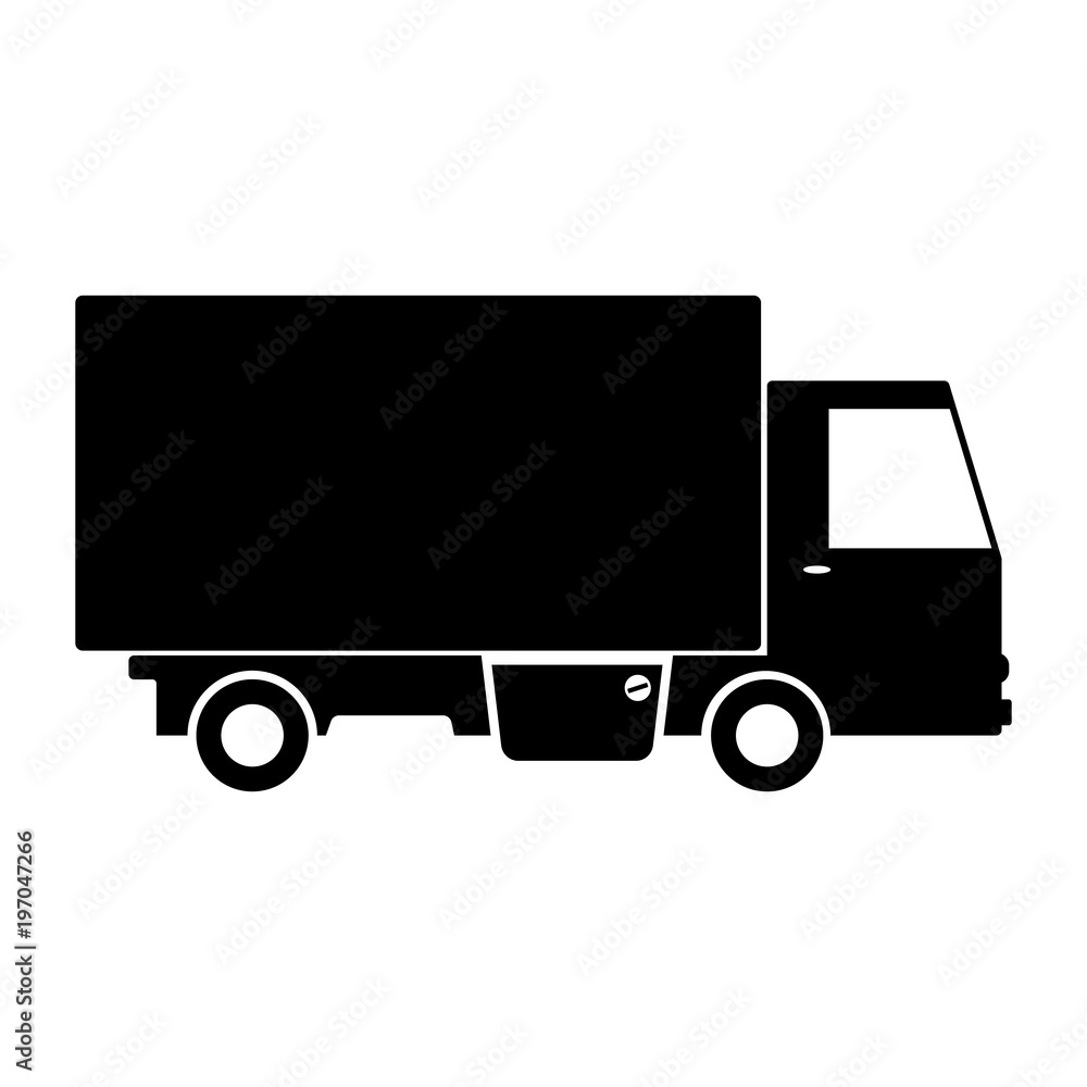 Simple icon. Truck. Goods delivery. Simple icon. Truck. Goods delivery.