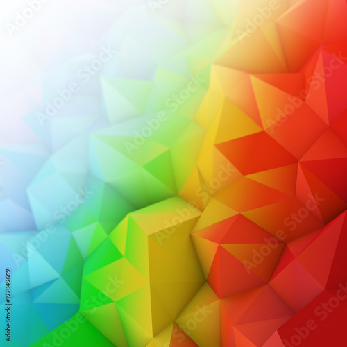 Multicolor rainbow spectrum...