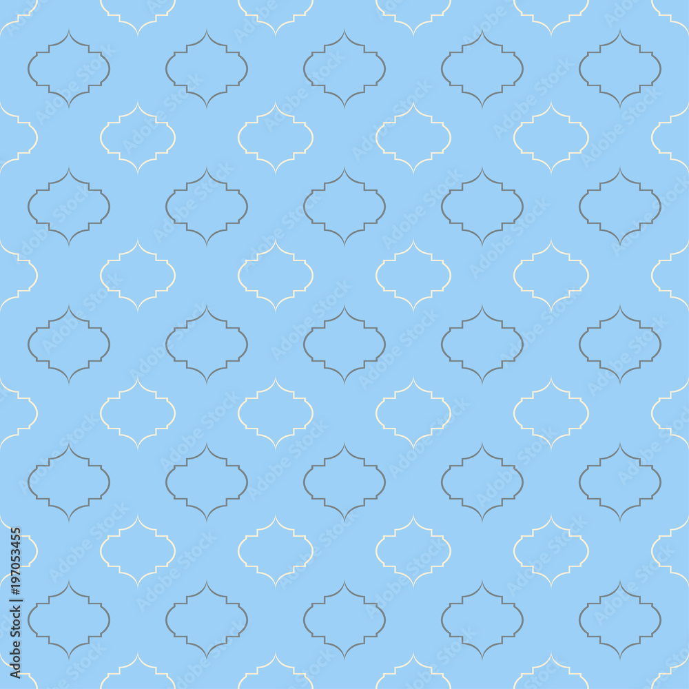 Quatrefoil geometric seamless pattern Quatrefoil geometric seamless pattern