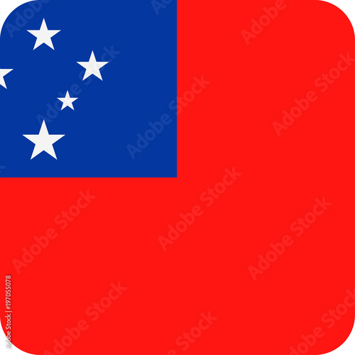Samoa Flag Vector Square Flat Icon Free Download Samoa Flag Vector Square Flat Icon - GFXLoad