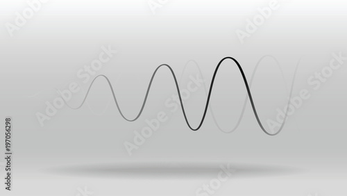 spiral sound wave abstract background