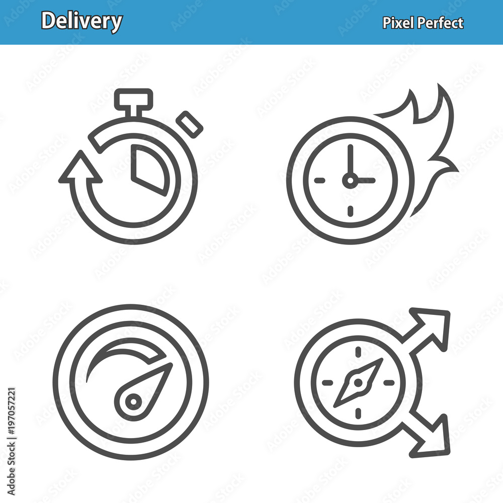 Delivery and Logistics Icons. Professional, pixel perfect icons depicting various delivery, logistics and transportation concepts. EPS 8 format. Delivery and Logistics Icons. Professional, pixel perfect icons depicting various delivery, logistics and transportation concepts. EPS 8 format.