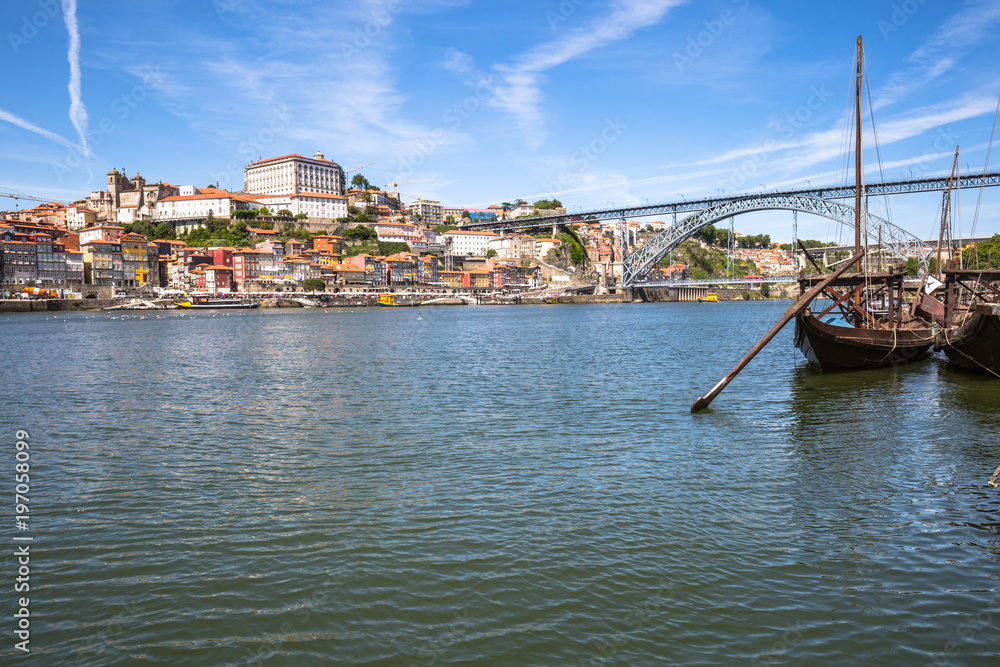 Porto, Portugal old town on the Douro River.