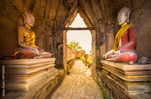 Tableau sur toile Ayuthaya, Thailand, Asia, Old, Social History