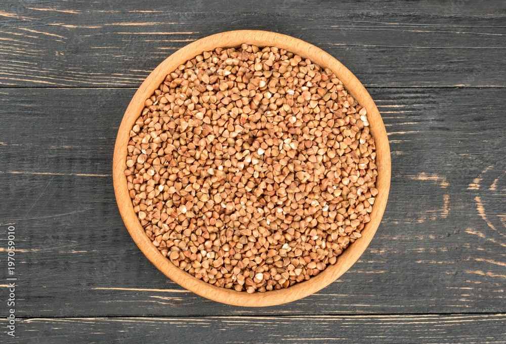 Buckwheat in a bowl Buckwheat in a bowl