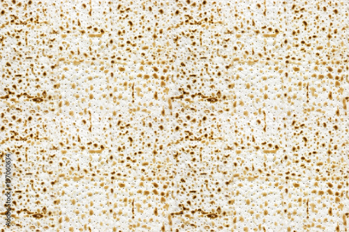 Foto An overhead photo of matzah or matza