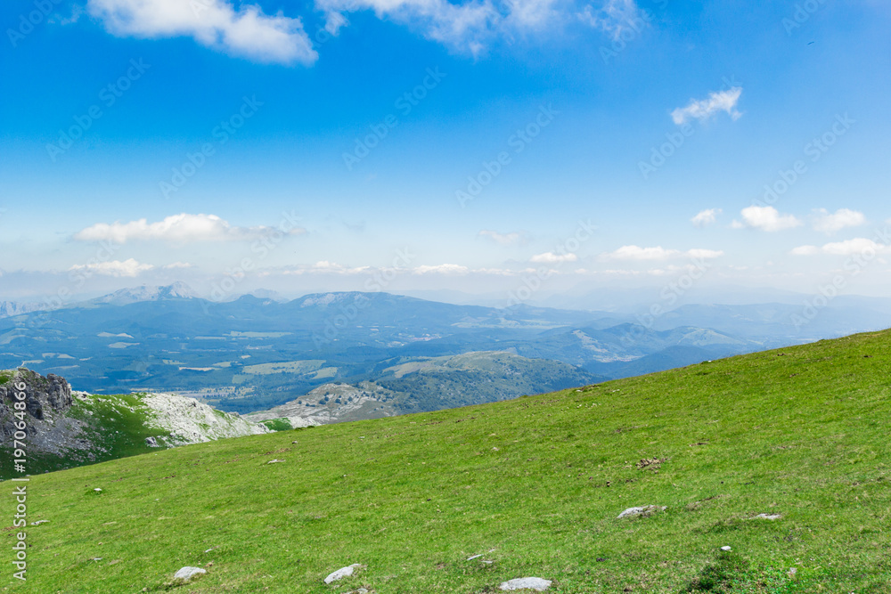 Mount Gorbea on a sunny day, Spain