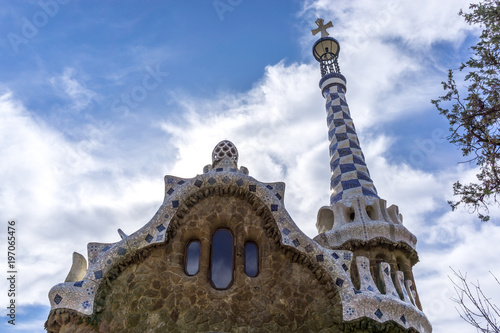 guard house in park guell