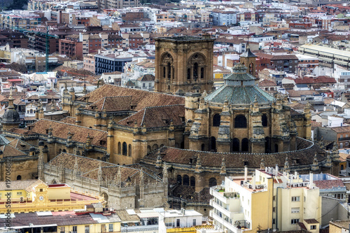 Granada cathedral view