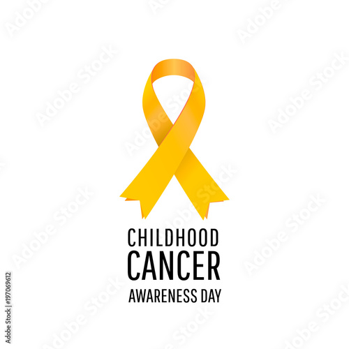 Banner for childhood cancer awareness day 