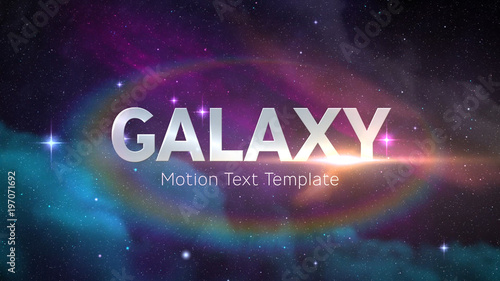 Galaxy Flythrough Title