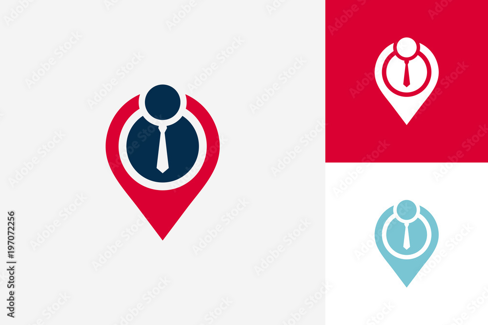 Pin Job Logo Template Design Vector, Emblem, Design Concept, Creative Symbol, Icon Pin Job Logo Template Design Vector, Emblem, Design Concept, Creative Symbol, Icon
