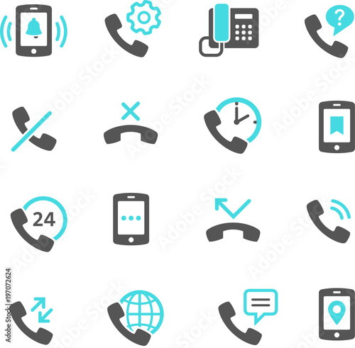 Phone Icon set