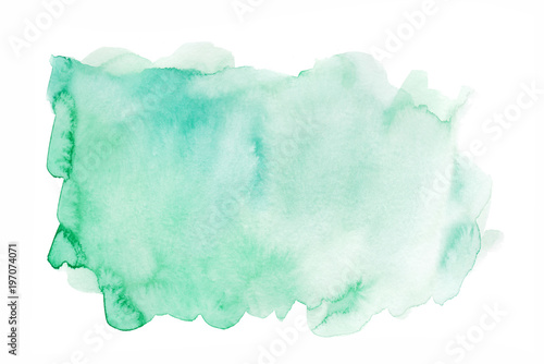 Watercolor splash on a white background