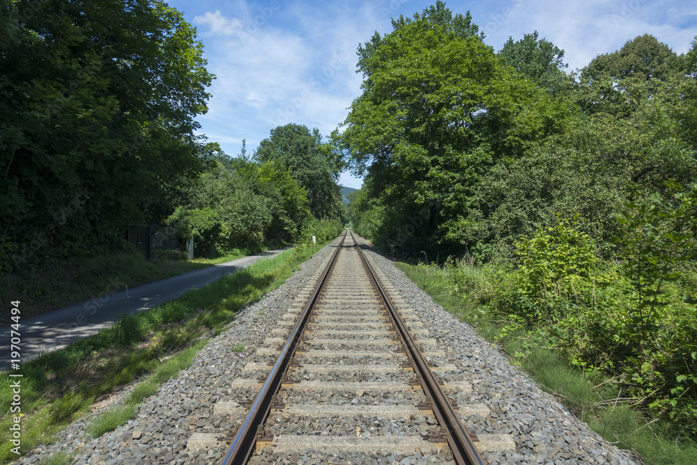 Obraz premium Bahnschiene