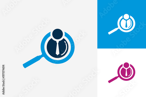 Search Job Logo Template Design Vector, Emblem, Design Concept, Creative Symbol, Icon