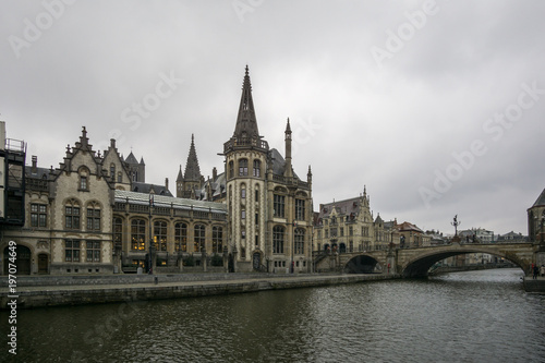 ghent canalway reflections