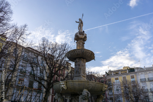 Plaza Bibarrambla neptune fountain