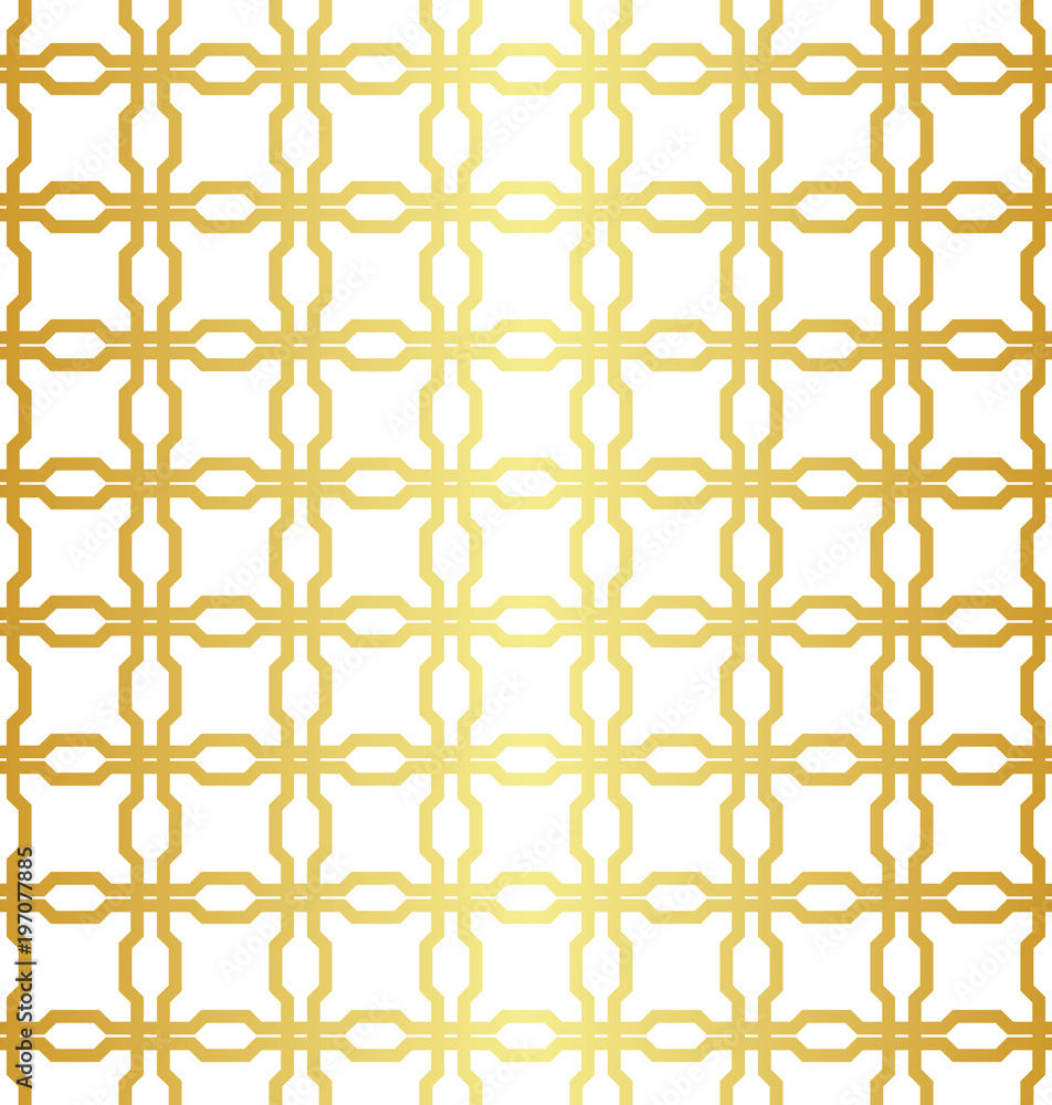 Geometric golden seamless pattern Geometric golden seamless pattern