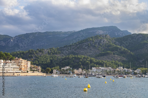 Soller from the Bay, Mallorca, Spain