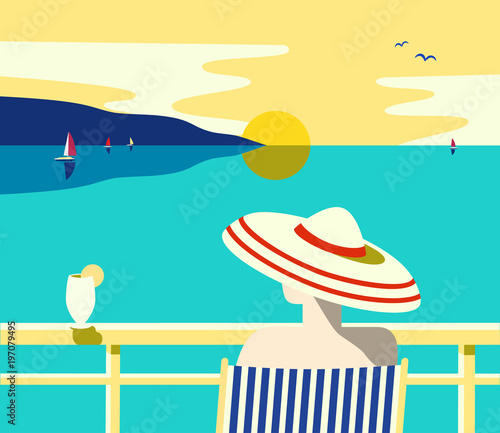 Summer holidays poster