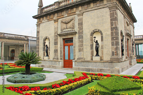 Los jardines del Castillo de Chapultepec Mexico photo