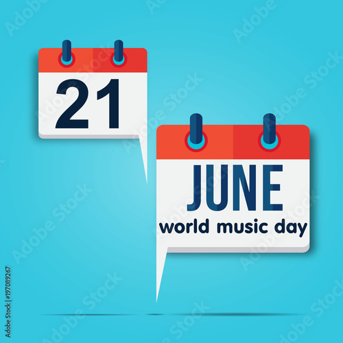 calendar : 21 june (world music day)