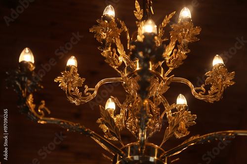 beautiful gold chandelier