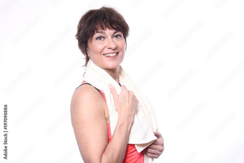 Mature healthy woman Mature healthy woman