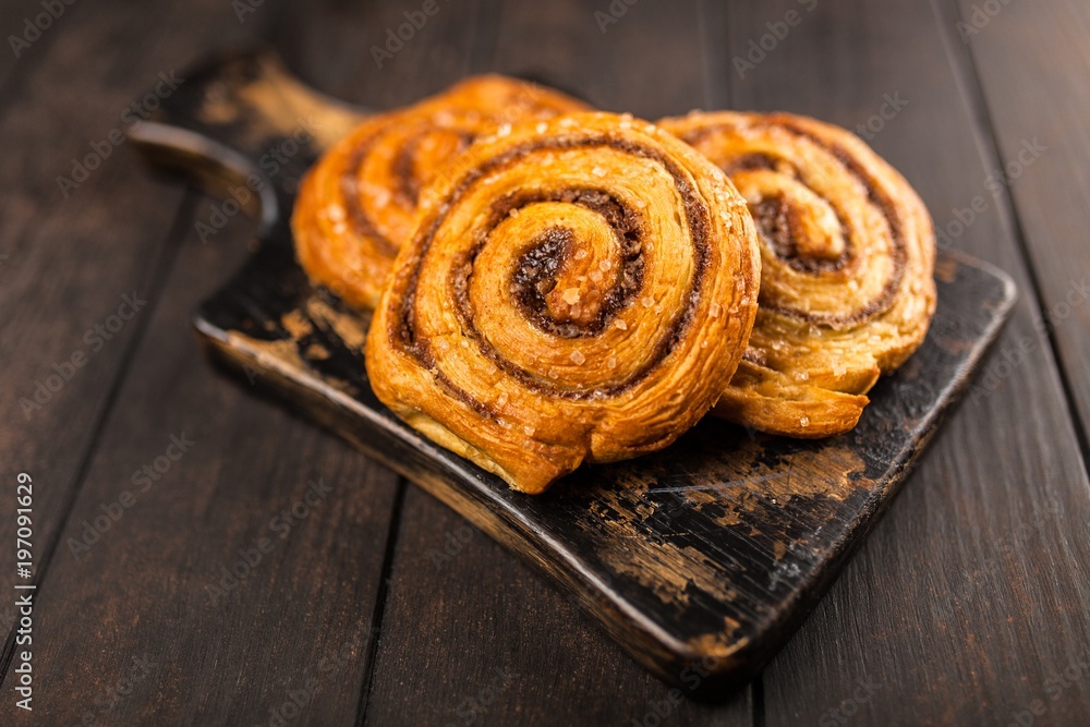 Traditional cinnamon rolls