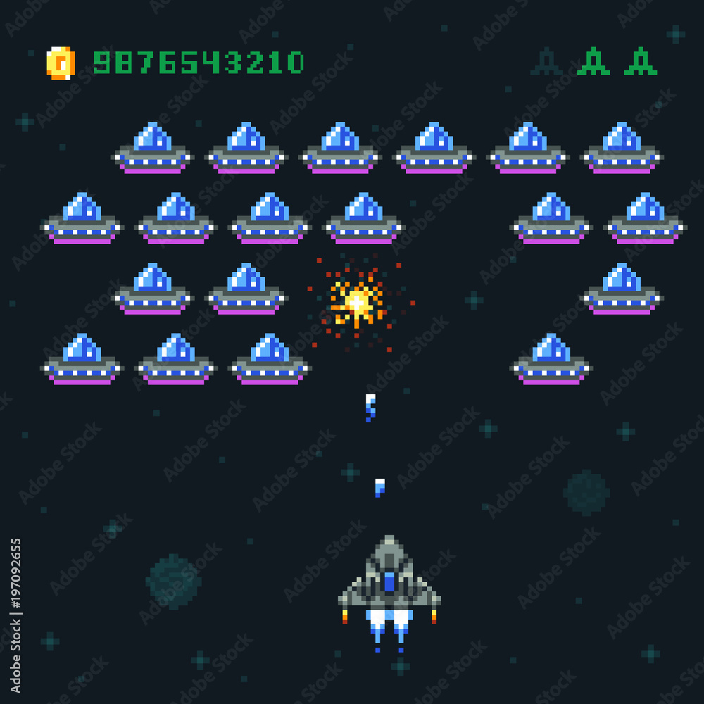 Spacewar game at