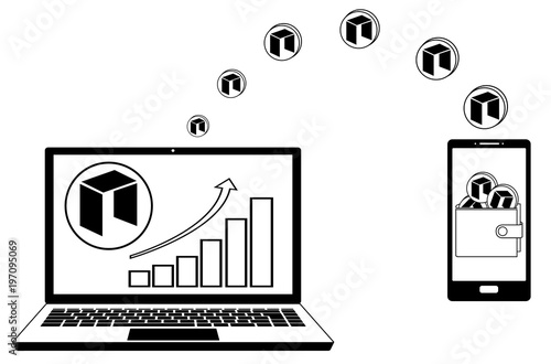 transfer neo coins from laptop to wallet
