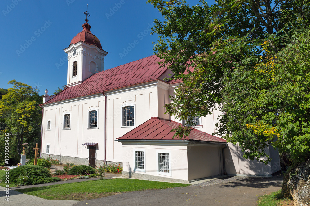 Church of St. Luke on spa resort Sklene Teplice, Slovakia.