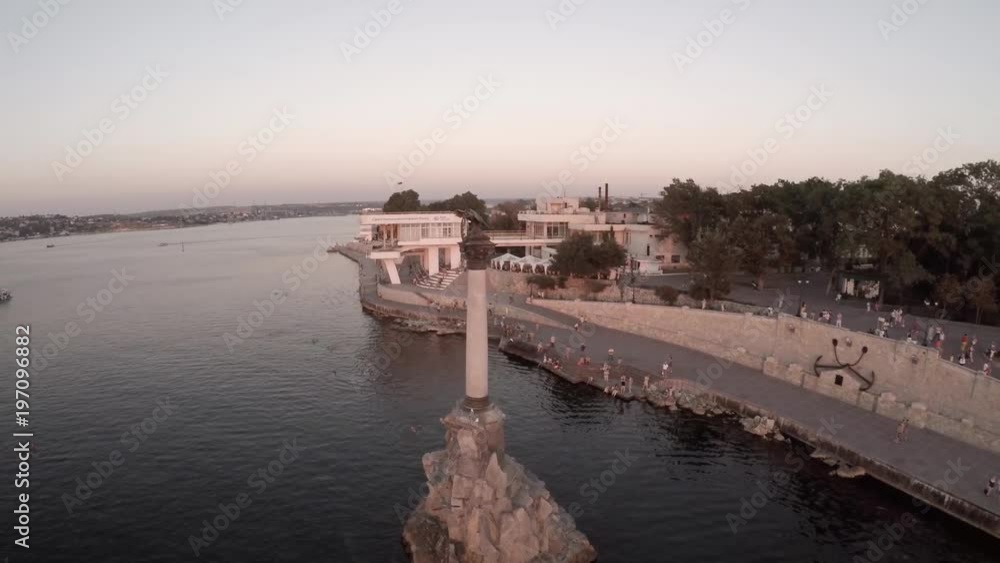 Crimea. Sevastopol. Embankment of admiral Kornilov. Crimea. Sevastopol. Embankment of admiral Kornilov.