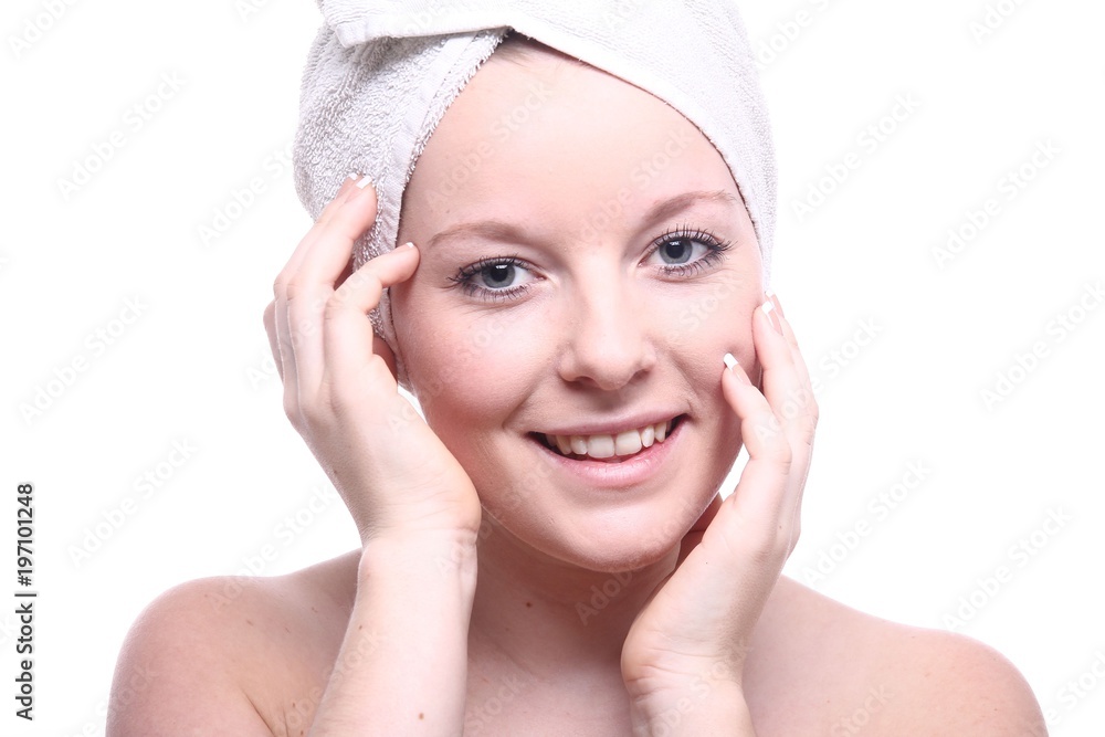 Beautiful woman with makeup Beautiful woman with makeup