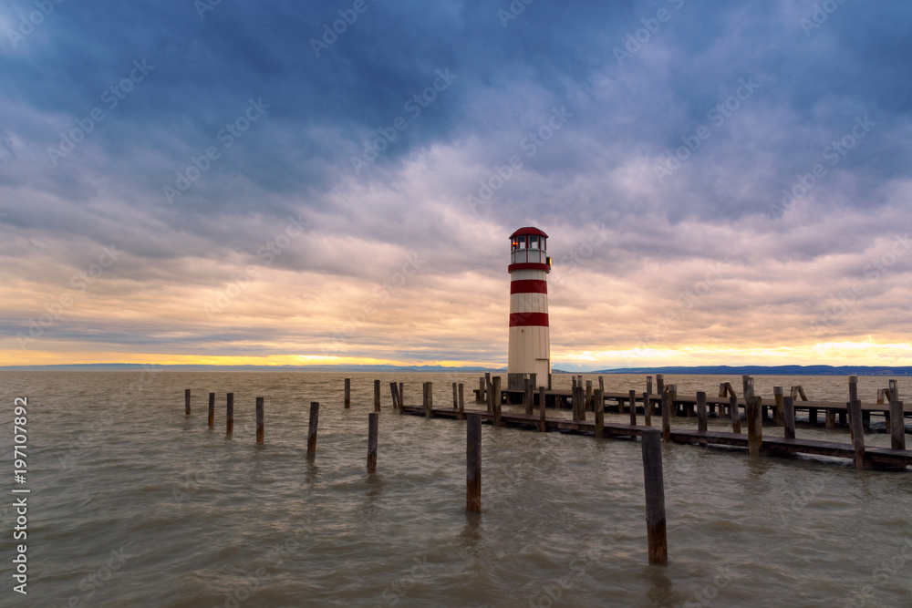 Lake Neusiedl in Austria