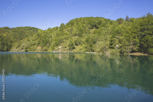 beautiful nature at "Plitvice Lakes" National Park, Croatia