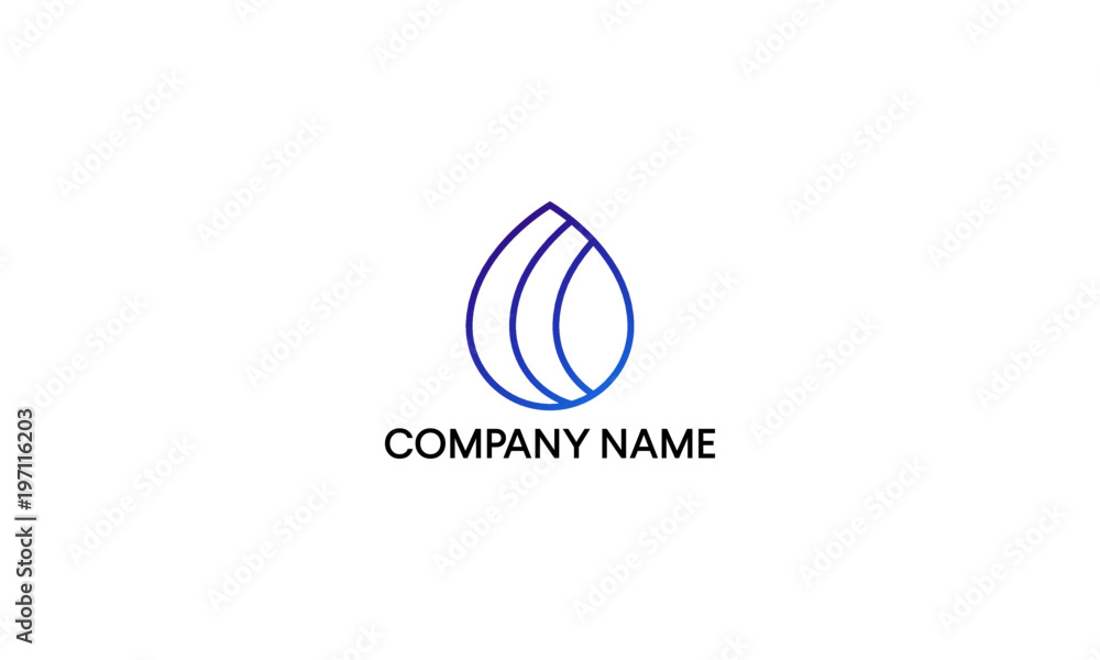 Monoline logo design Monoline logo design