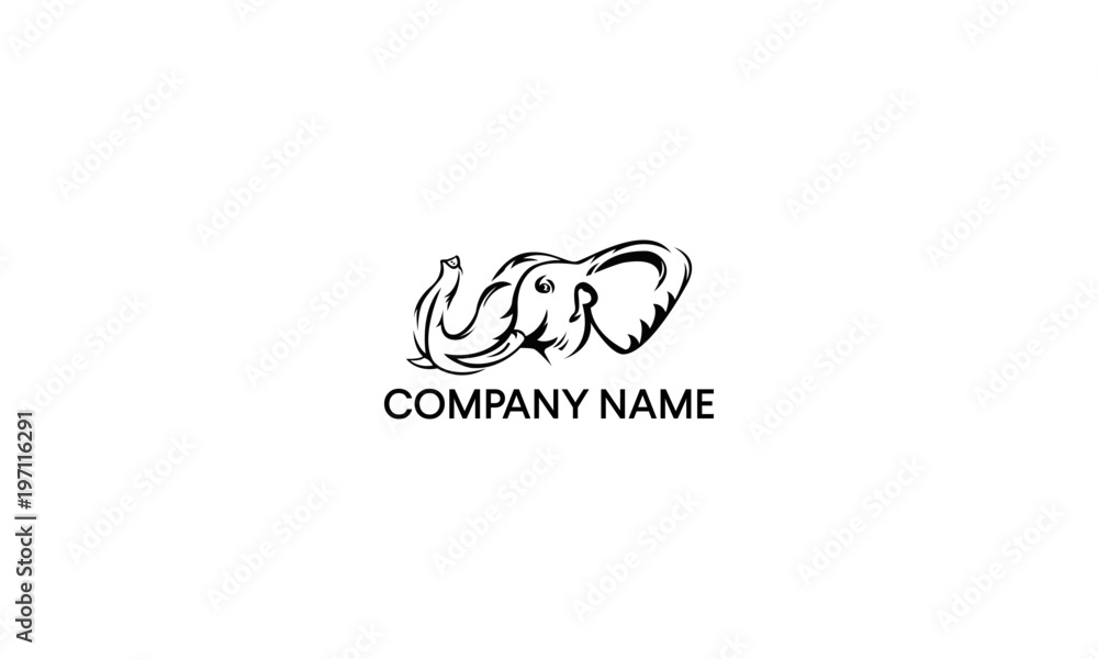 Elephant logo design