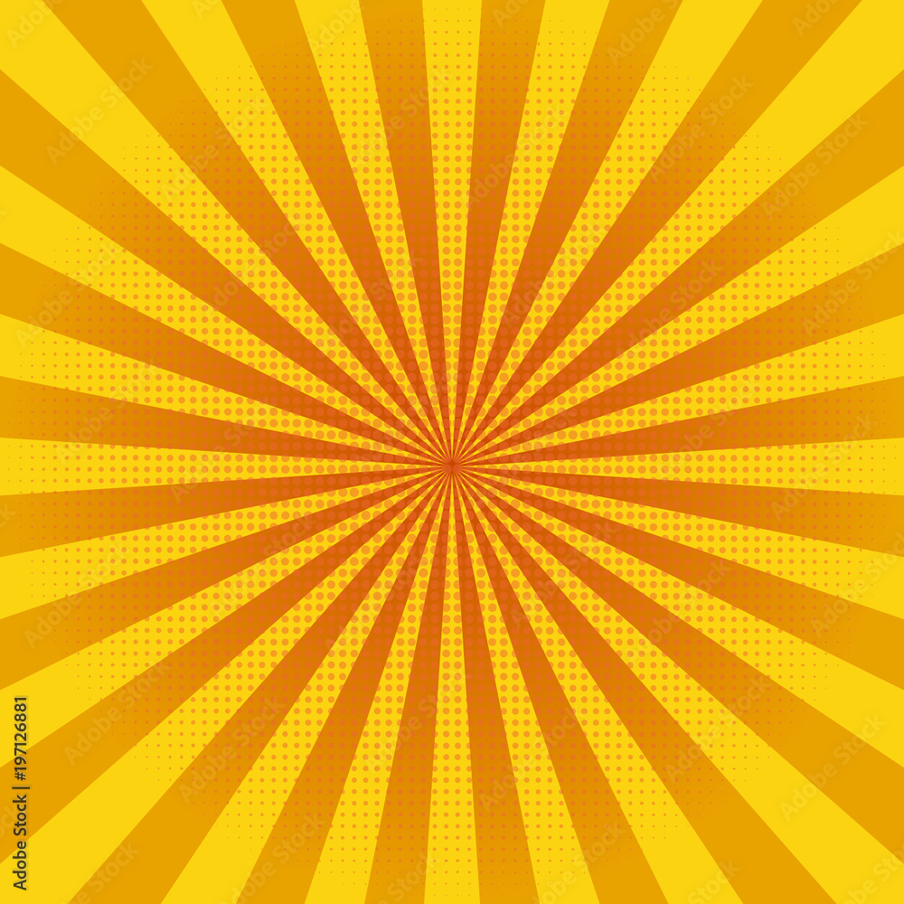 Fototapeta premium Abstract yellow sun rays background. abstract backgroung. Vector